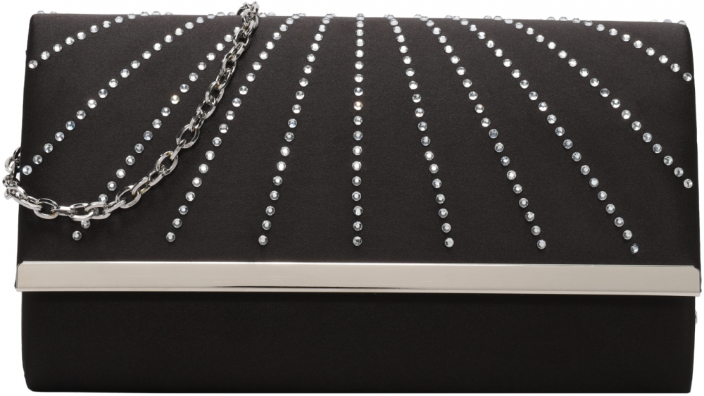 mascara Listová kabelka  čierna / strieborná