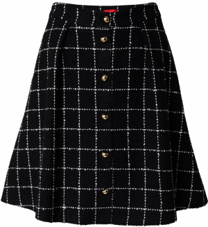 HUGO Sukňa 'Rikla-1'  čierna / biela