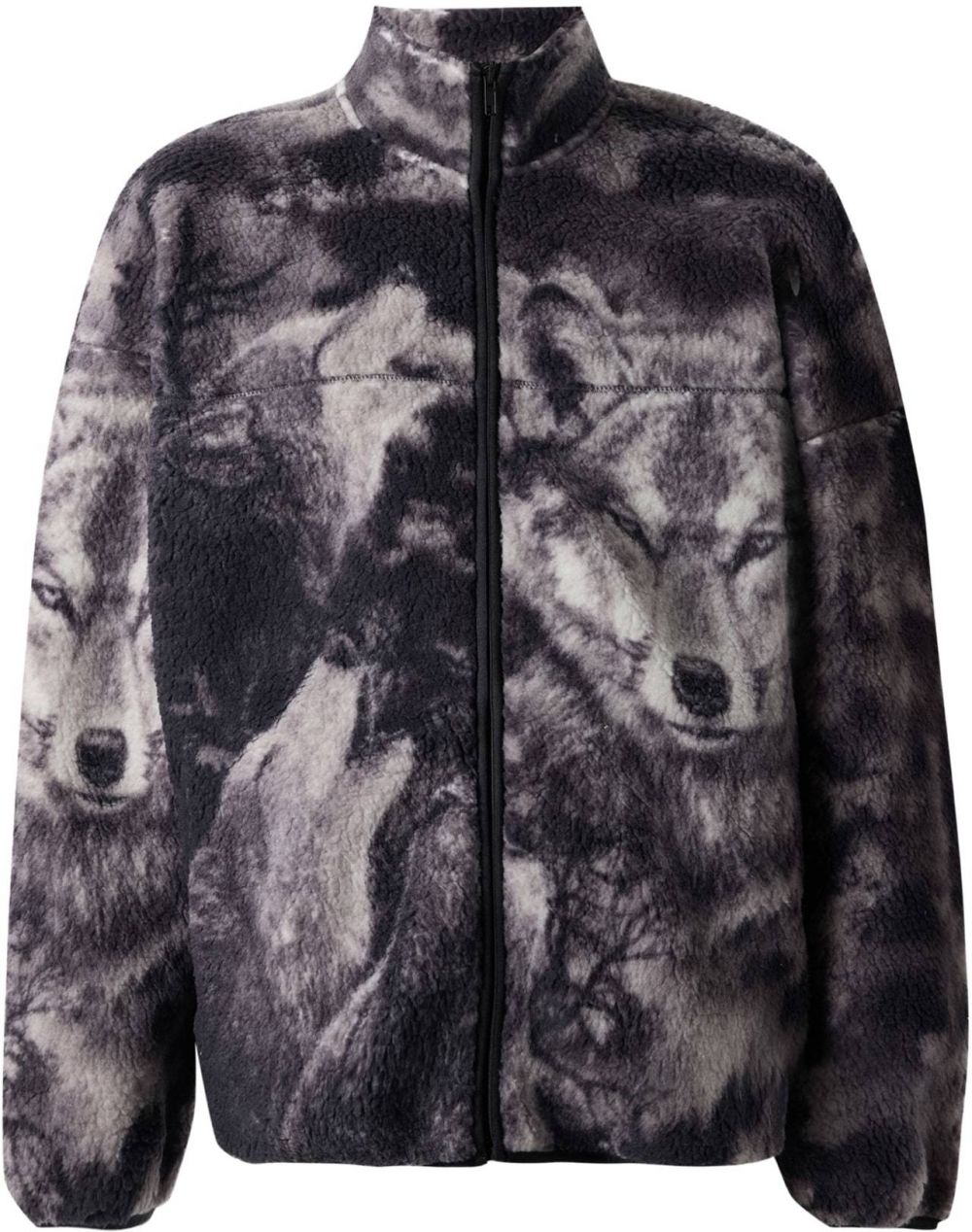 Only & Sons Flisová bunda 'ONSJAMES'  svetlosivá / čierna