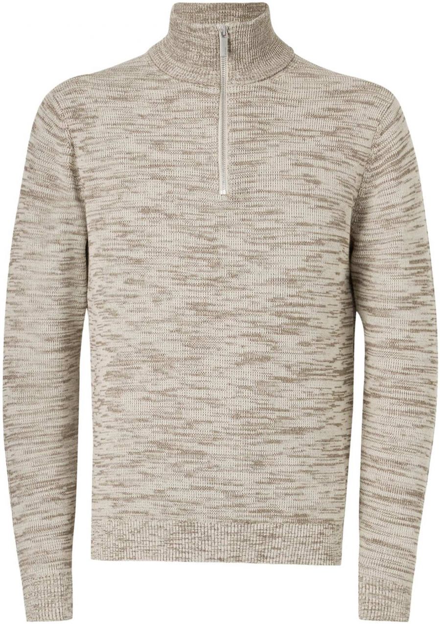 SELECTED Sveter 'SLHDANE'  béžová melírovaná