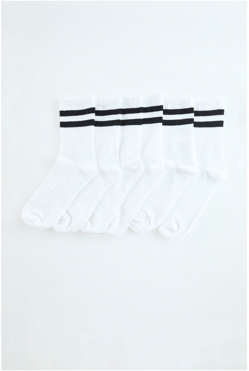 Trendyol Ponožky  čierna / biela