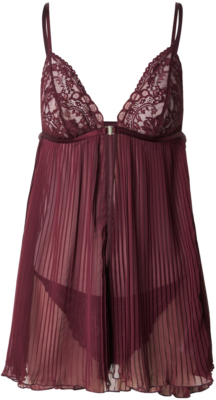 Hunkemöller Negližé 'Isadora'  tmavočervená