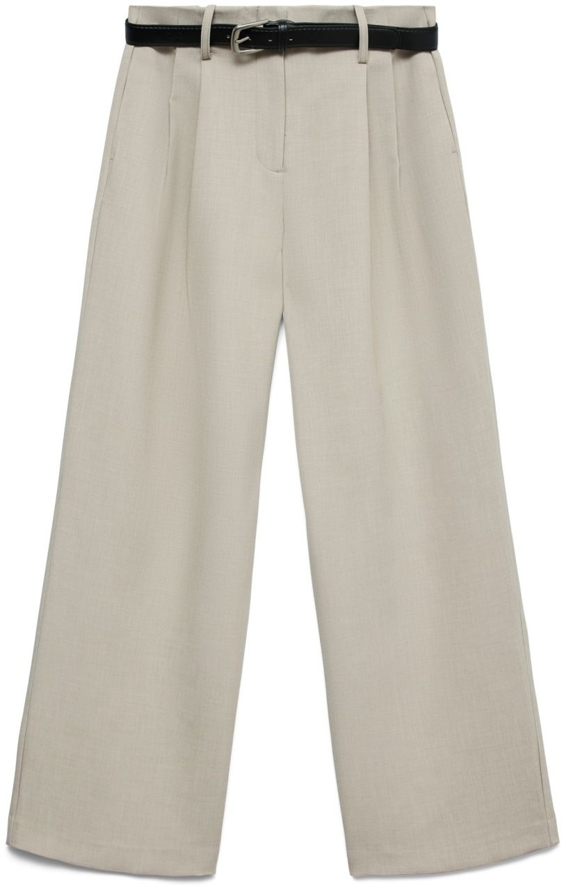 VERO MODA Plisované nohavice  telová