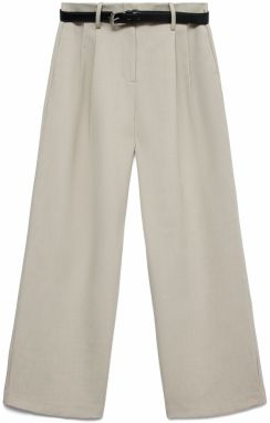 VERO MODA Plisované nohavice  telová