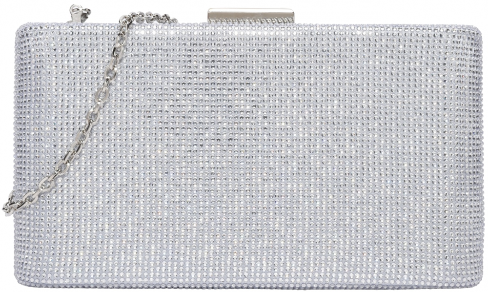 mascara Listová kabelka  strieborná