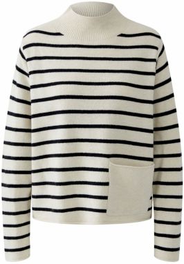 OUI Sveter  čierna / šedobiela