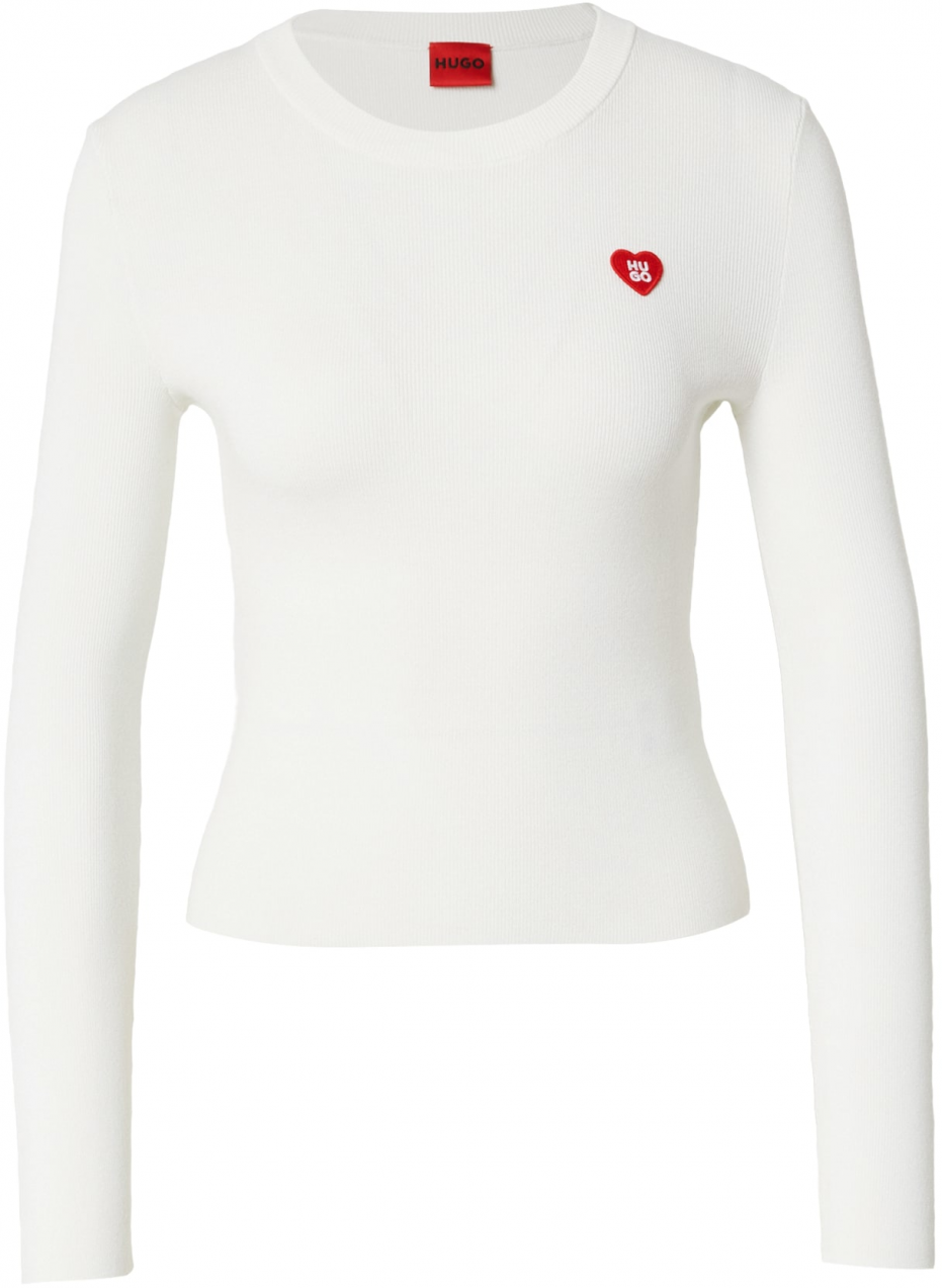 HUGO Sveter 'Sarpha'  biela