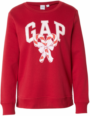 GAP Mikina  krvavo červená / svetločervená / biela