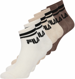FILA Ponožky 'Air'  nebielená / gaštanová / svetlohnedá / čierna