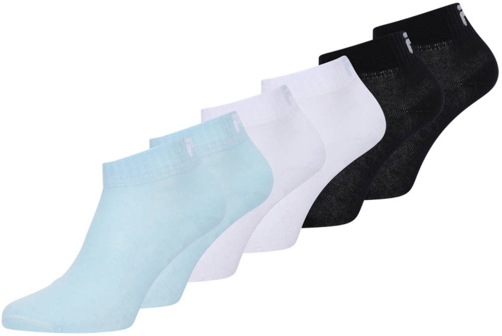 FILA Ponožky  nebesky modrá / čierna / biela