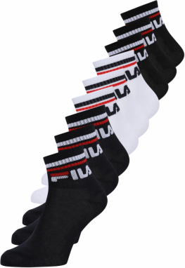 FILA Ponožky  červená / čierna / biela