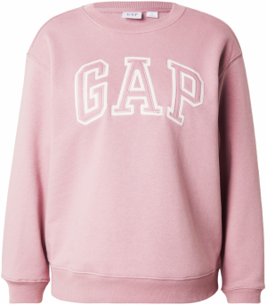 GAP Mikina 'HERITAGE'  ružová / biela