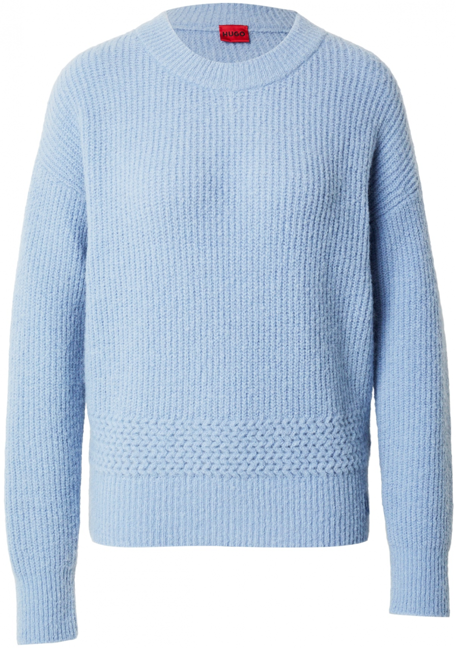 HUGO Sveter 'Scevany'  svetlomodrá