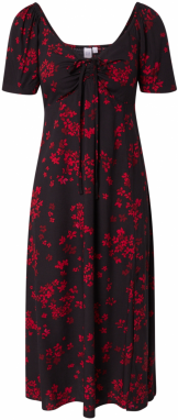 GAP Šaty  červená / tmavočervená / čierna