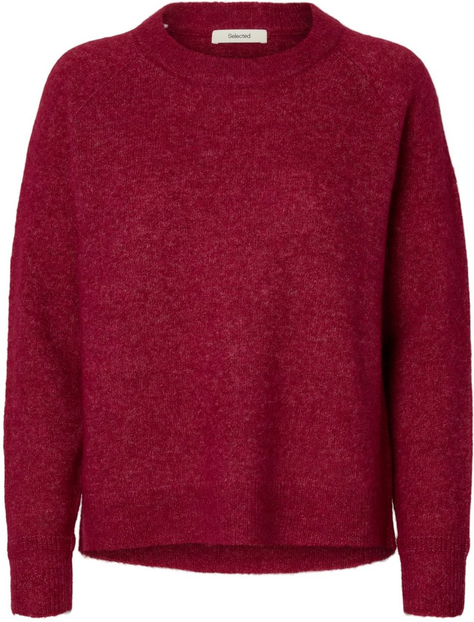 SELECTED Sveter 'SLFLULU'  červená