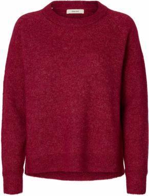 SELECTED Sveter 'SLFLULU'  červená