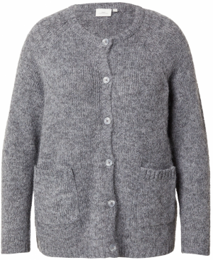 ONLY Carmakoma Kardigán 'CARSHINE'  sivá melírovaná