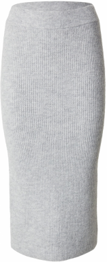 VILA Sukňa 'VIRETTA'  svetlosivá