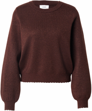 NÜMPH Sveter 'BIR SOLID'  hnedá