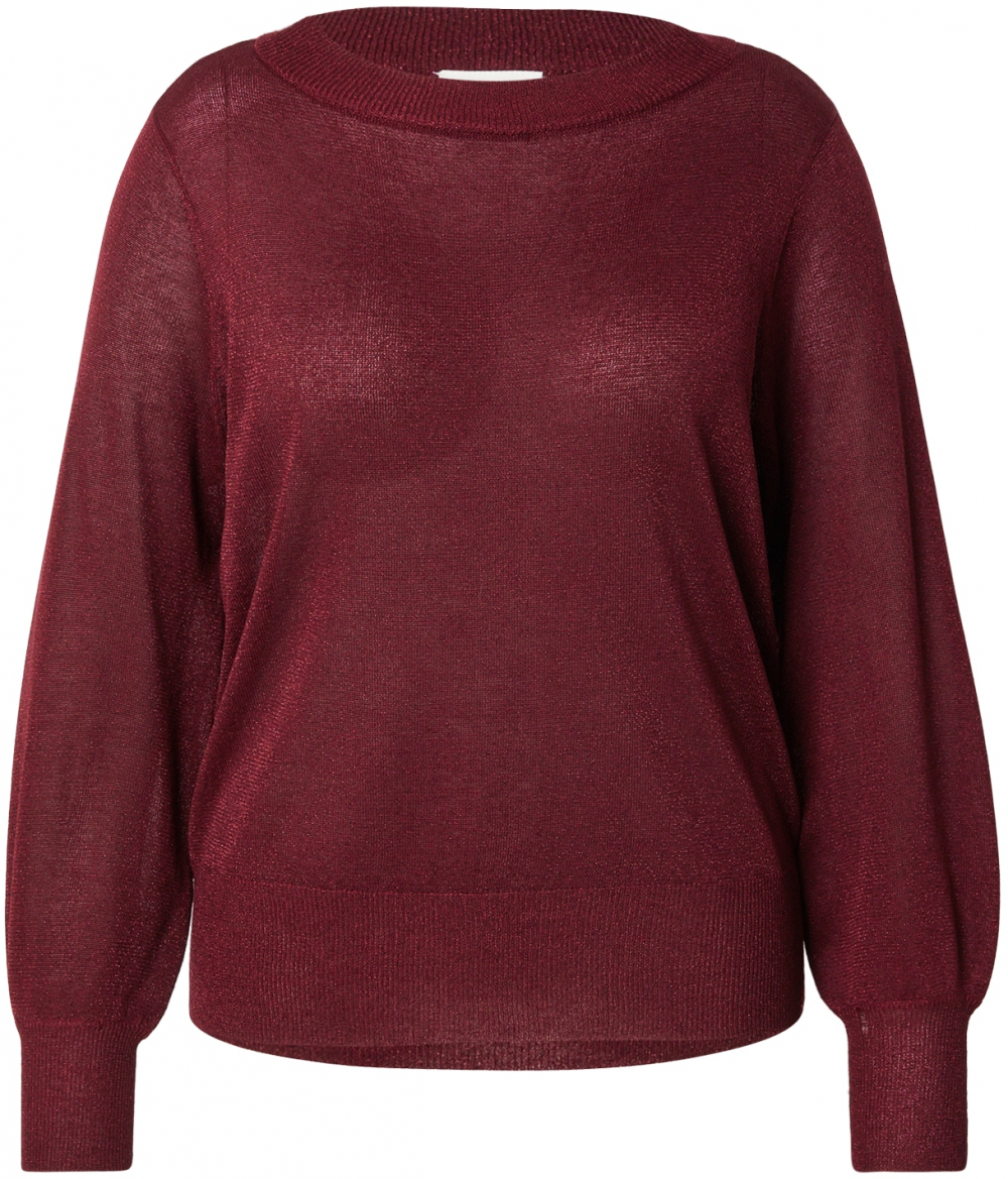 ONLY Carmakoma Sveter 'CARSHINE'  tmavočervená