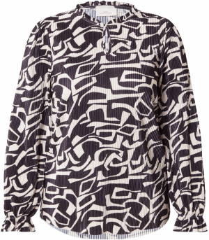 ONLY Carmakoma Blúzka 'CARMIKA'  antracitová / biela