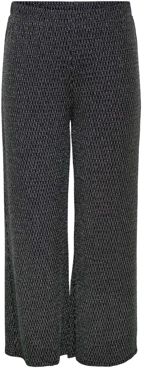ONLY Carmakoma Nohavice 'CARCAROL'  čierna / strieborná