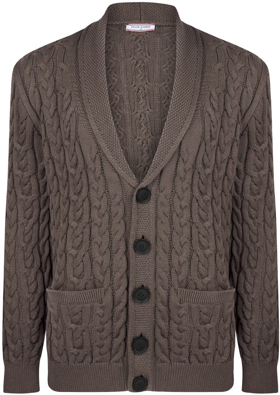 Felix Hardy Kardigán  hnedá