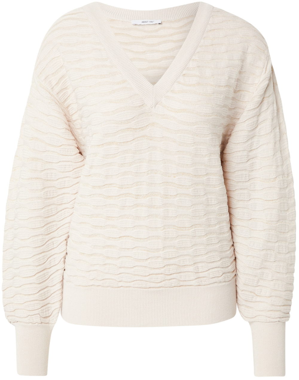 ABOUT YOU Sveter 'Jane'  krémová / zlatá