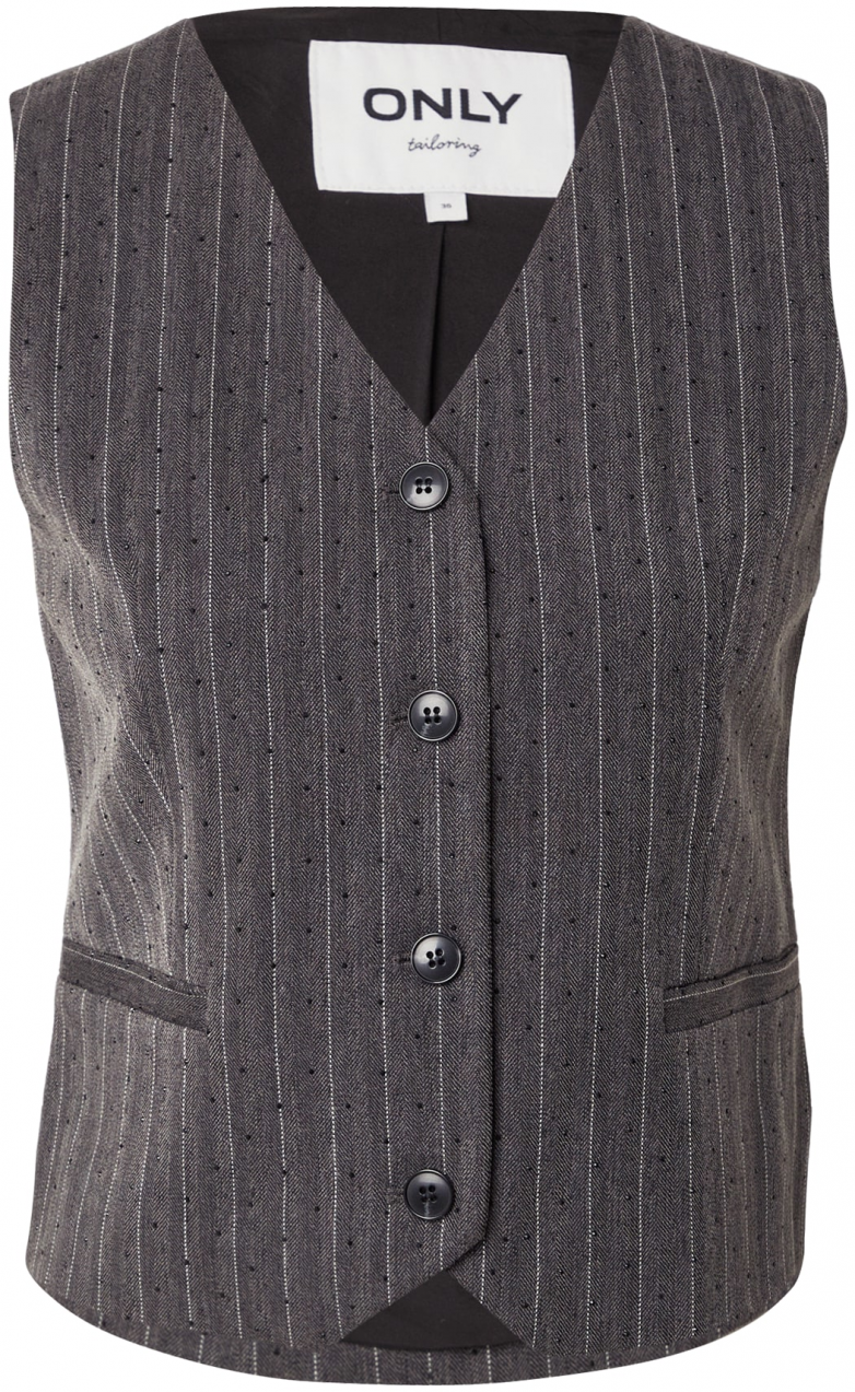 ONLY Vesta k obleku 'ONLSIGA'  tmavosivá / biela