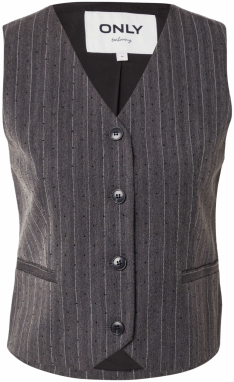 ONLY Vesta k obleku 'ONLSIGA'  tmavosivá / biela