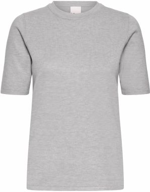 ICHI Sveter 'IHLULS'  sivá melírovaná