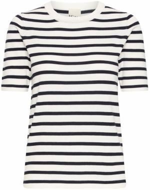 ICHI Sveter 'IHLULS'  čierna / biela