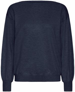 ICHI Sveter 'IHLULS'  tmavomodrá