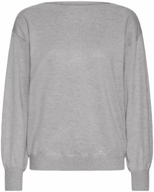 ICHI Sveter 'IHLULS'  sivá melírovaná