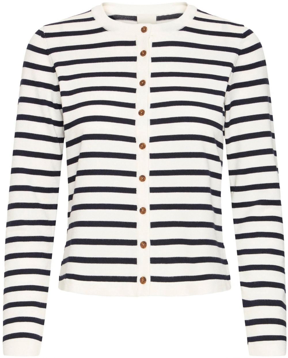 ICHI Kardigán 'IHLULS'  čierna / prírodná biela