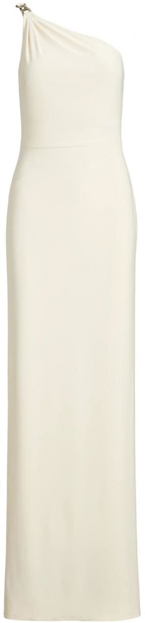 Lauren Ralph Lauren Večerné šaty  krémová