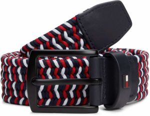 TOMMY HILFIGER Opasky 'DENTON 3.5'  námornícka modrá / červená / biela