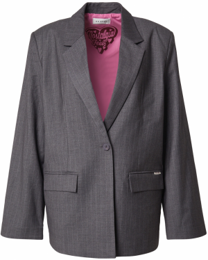 OH APRIL Blejzer 'Krissy'  sivá melírovaná / biela