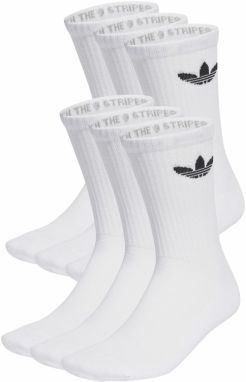 ADIDAS ORIGINALS Ponožky 'Trefoil'  čierna / biela