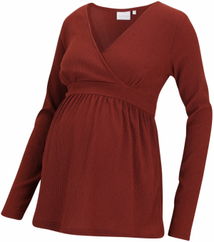 MAMALICIOUS Blúzka 'MLCAILEEN'  tmavočervená