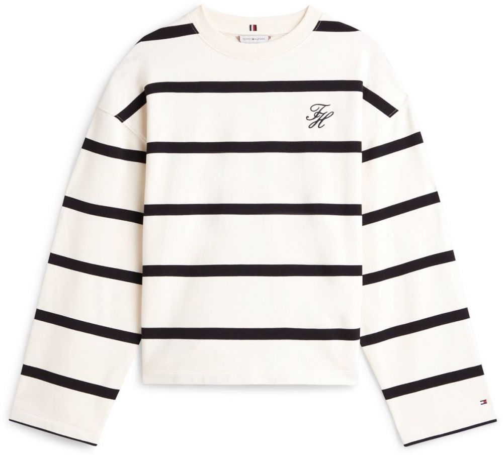 TOMMY HILFIGER Mikina  nebielená / čierna