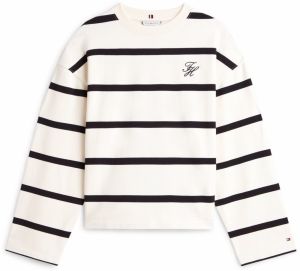 TOMMY HILFIGER Mikina  nebielená / čierna