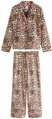 Next Pyžamo  krémová / hnedá / čierna