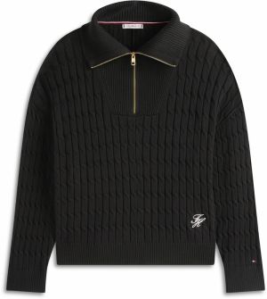 Tommy Hilfiger Curve Sveter  čierna