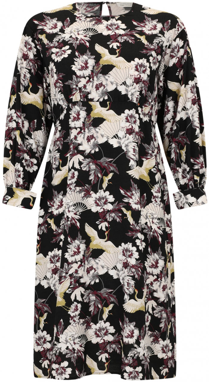 Guido Maria Kretschmer Curvy Šaty 'Orelia'  karí / sivá / čierna / biela