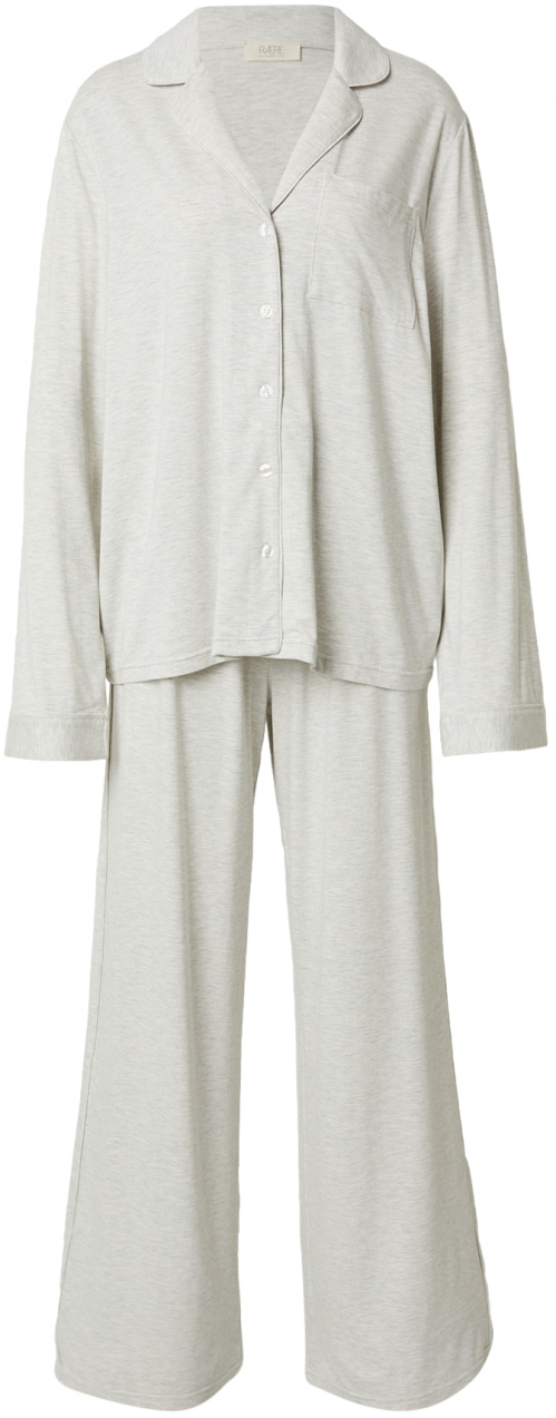 RÆRE by Lorena Rae Pyžamo 'Maxima'  sivá melírovaná