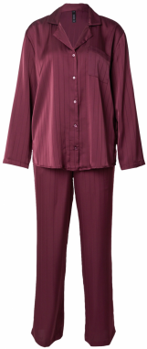 Hunkemöller Pyžamo  cyklaménová / farba lesného ovocia