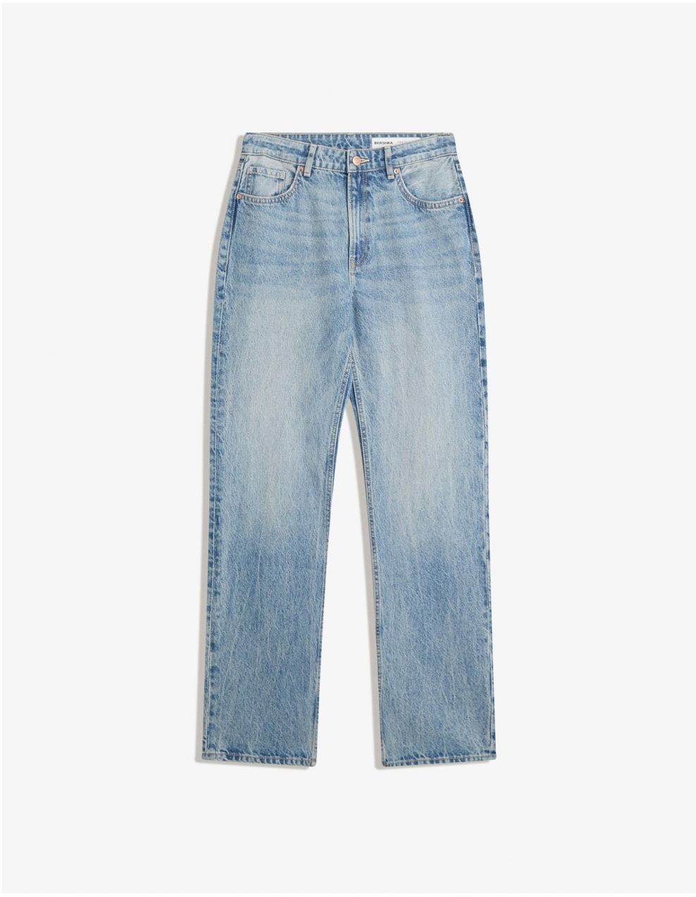 Bershka Džínsy  modrá denim