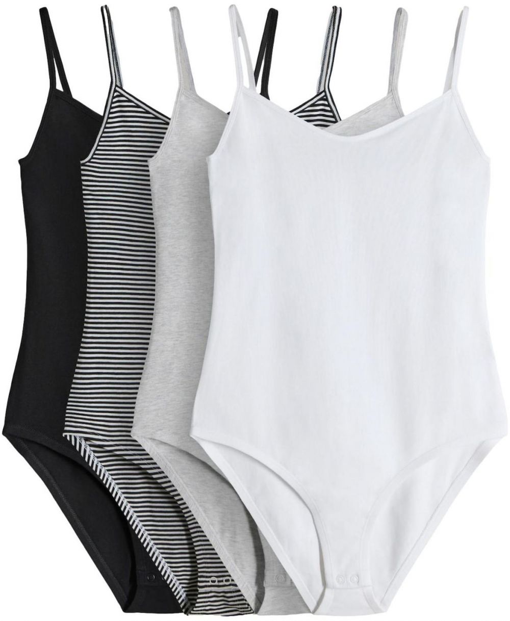 The Set Body  svetlosivá / čierna / biela