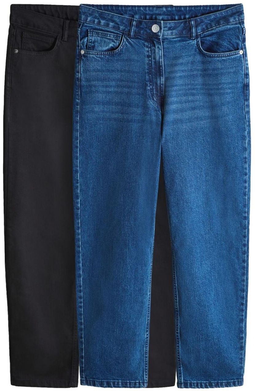 The Set Džínsy  modrá / čierna